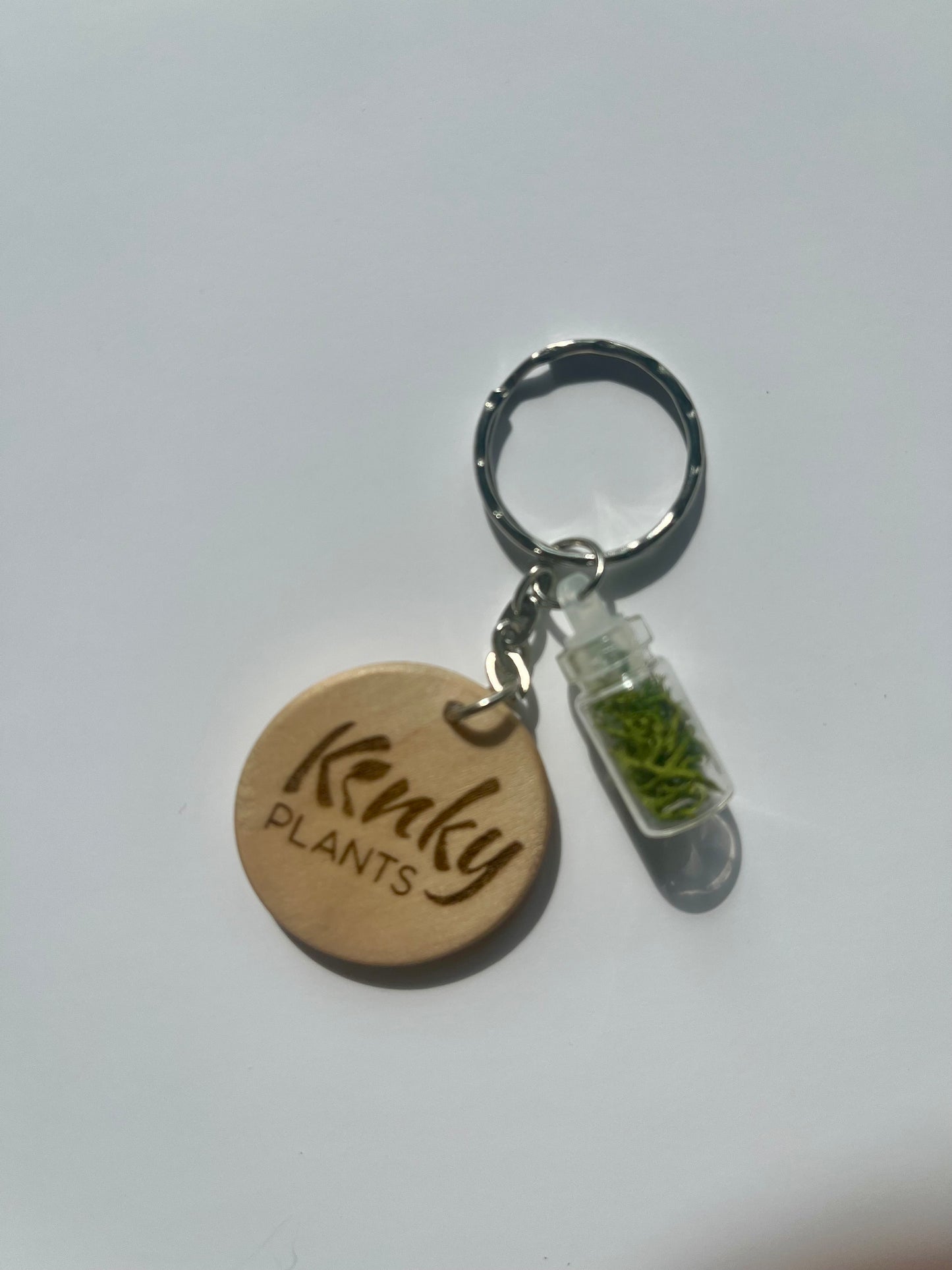 Bottle of Life – Moss Keychain
