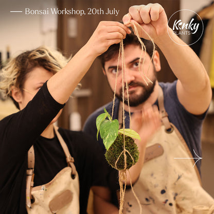 Bonsai Workshop - Kokedama (by Kinky Plants)